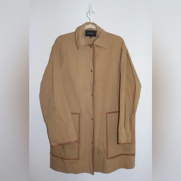 Lafayette 148 Cotton-Linen Barn-Style Jacket - Picture 5 of 8